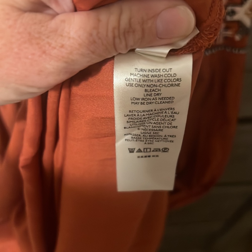 Anthropologie boho long skirt. Sz sm. - Picture 3 of 4